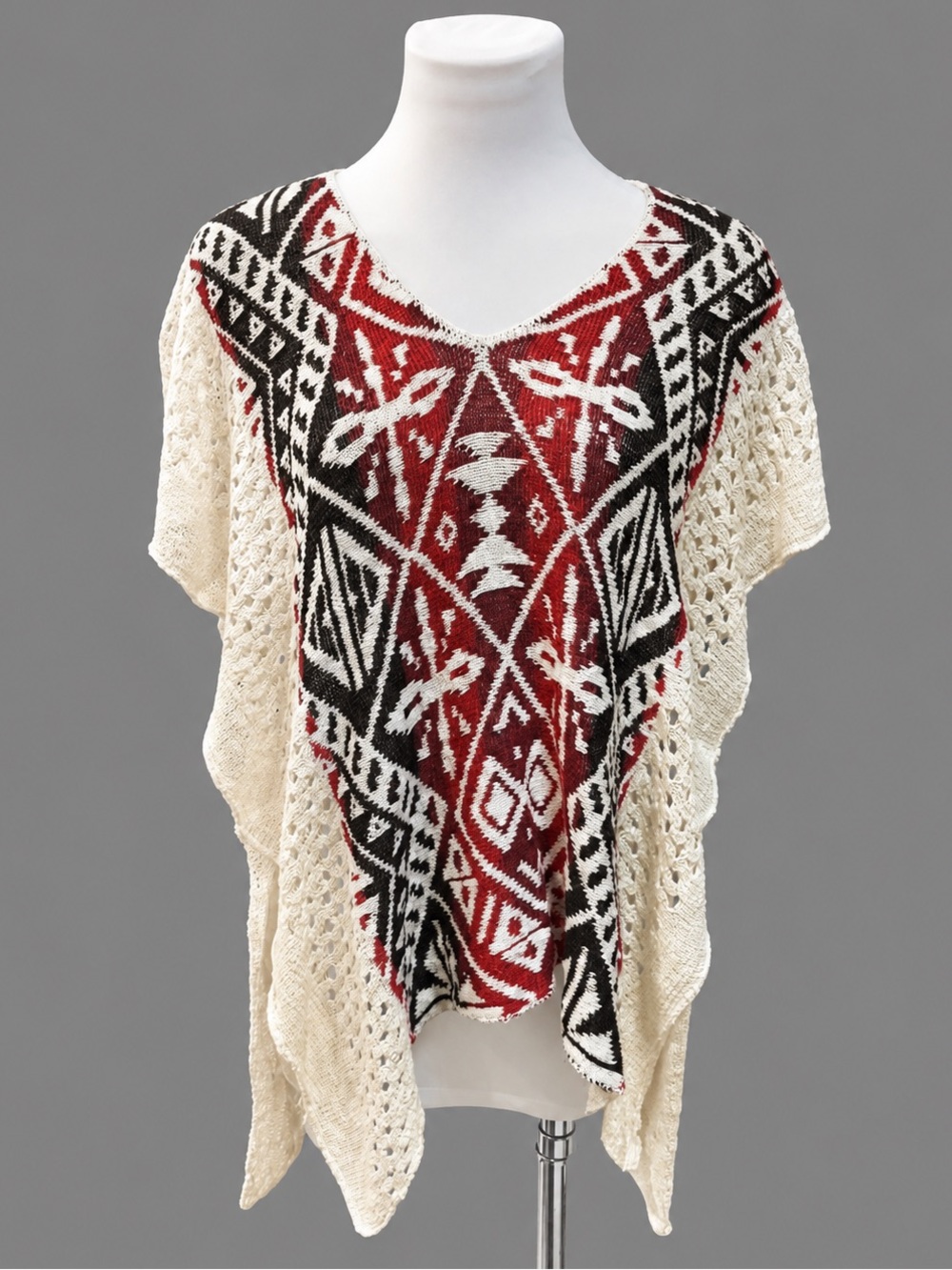 Bohemian Sheer Butterfly TUNIC Poncho